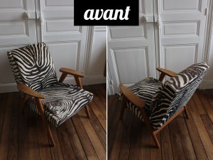 Paire de fauteuils scandinaves vintage
