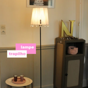 lampe trapilho blanche